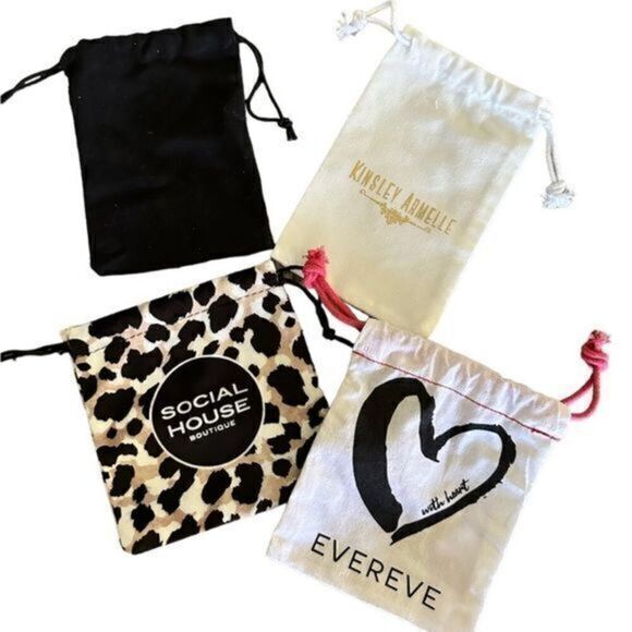 Jewelry Bags - Loy of 4 Misc Drawstrings - Social House, Kinsley Armelle - Picture 1 of 2